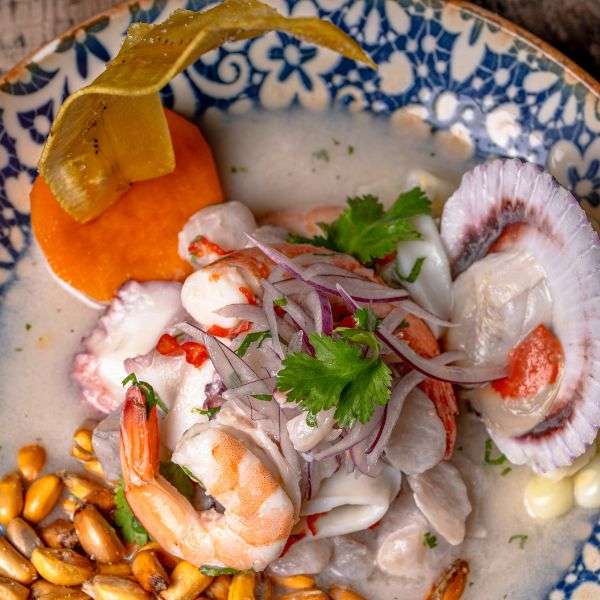 Ceviche Mixto Salsa de Rocoto
